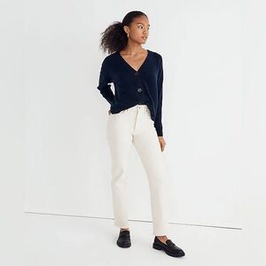 NWOT Madewell $128 Tall Perfect Vintage Straight Jean Canvas Wash Size 29 8